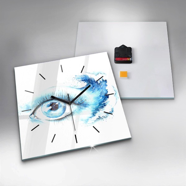 Square wall clock Sea Eye