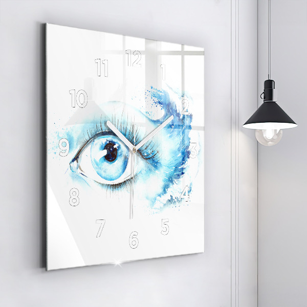 Square wall clock Sea Eye