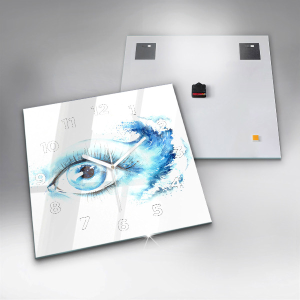 Square wall clock Sea Eye