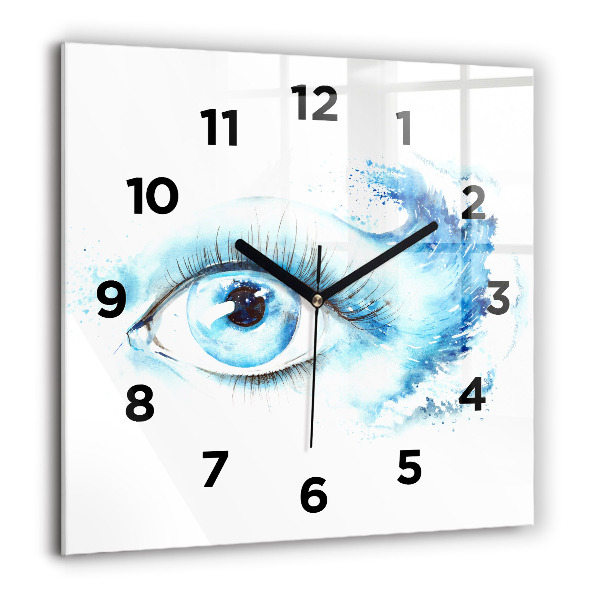 Square wall clock Sea Eye