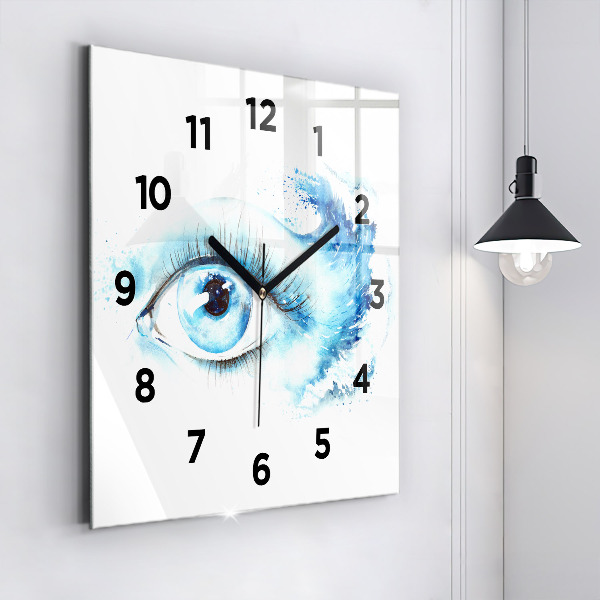 Square wall clock Sea Eye