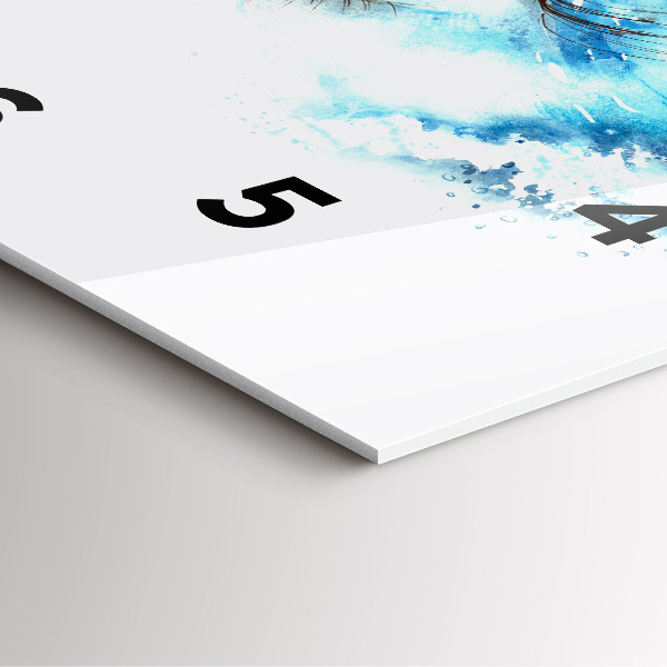 Square wall clock Sea Eye