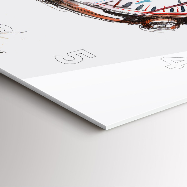 Square wall clock Swiss watch