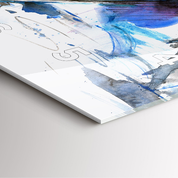 Square wall clock Dalmatian and Umbrella