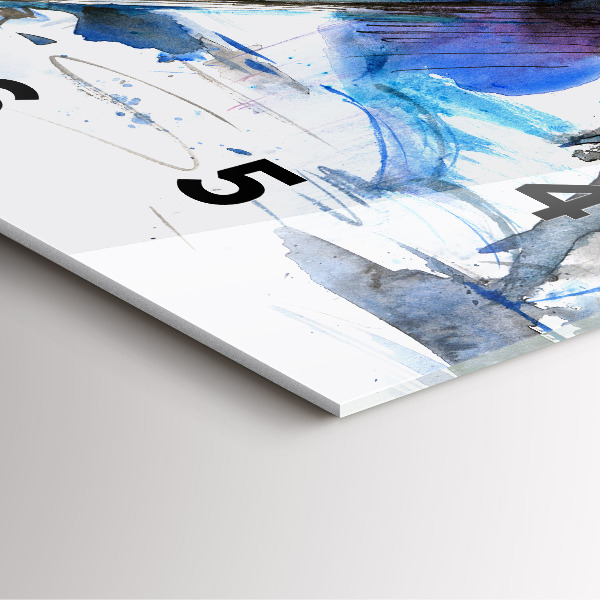 Square wall clock Dalmatian and Umbrella