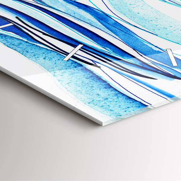 Square wall clock Surfboard