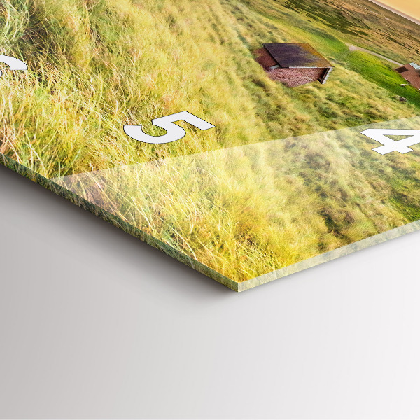 Square wall clock Lighthouse