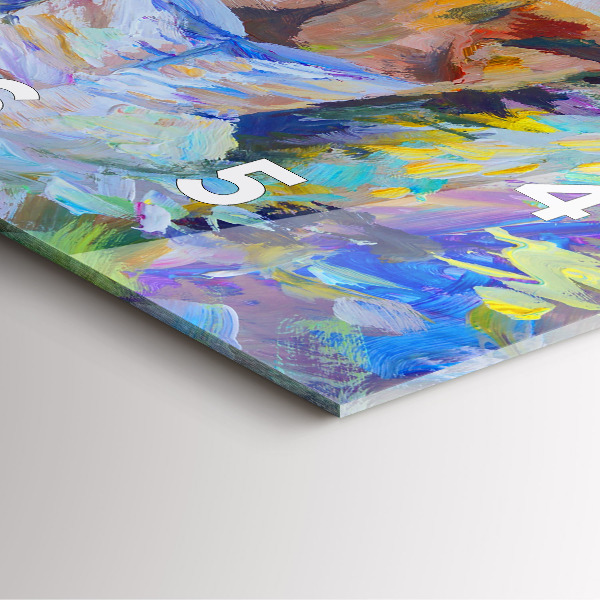 Square wall clock Painted Ballerina