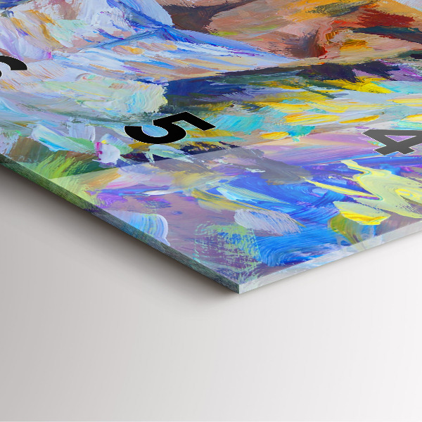 Square wall clock Painted Ballerina