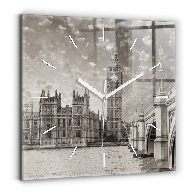 Square wall clock London England Big Ben