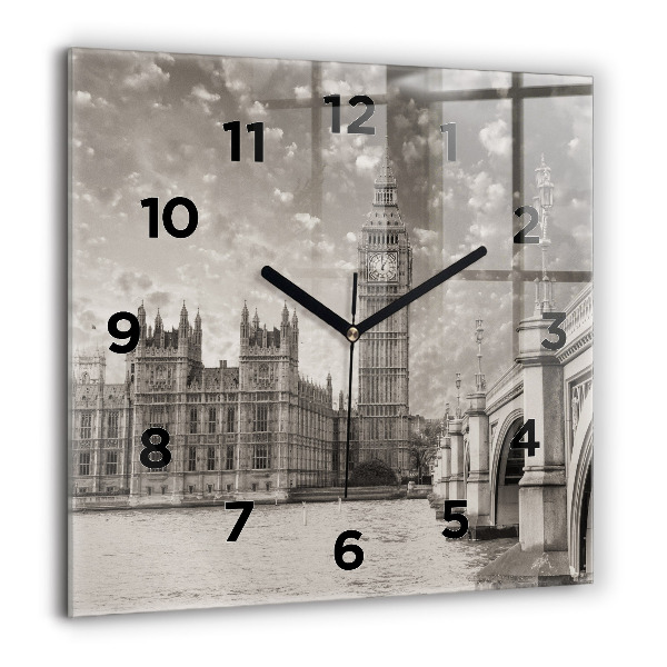 Square wall clock London England Big Ben