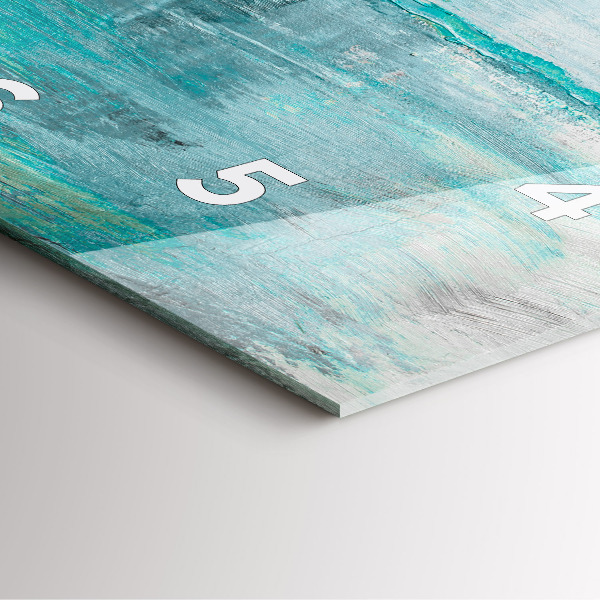 Square wall clock Oil texture abstract