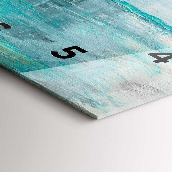 Square wall clock Oil texture abstract