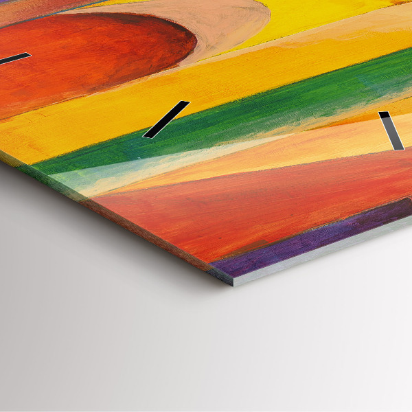 Square wall clock Art Decoration Abstraction