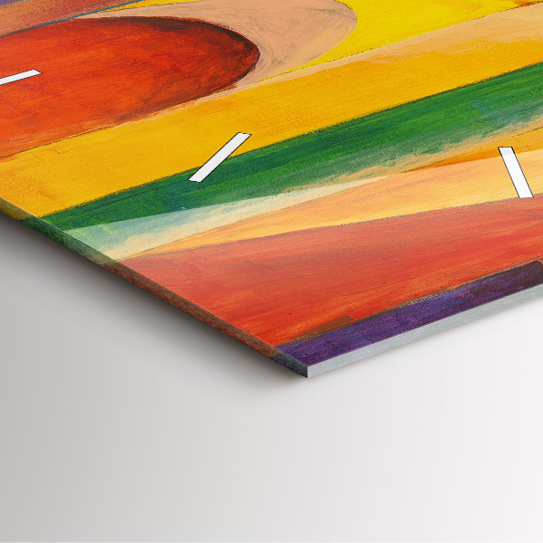 Square wall clock Art Decoration Abstraction