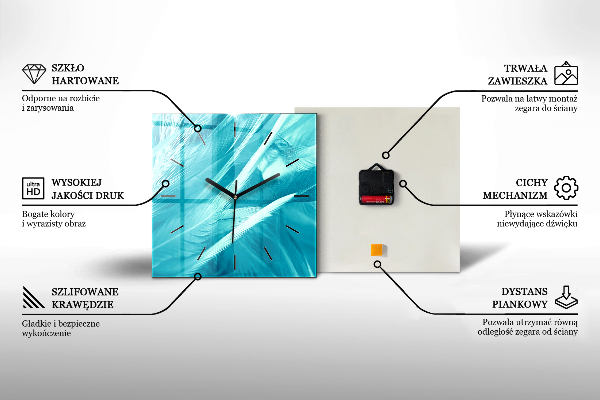 Square wall clock New York City taxis