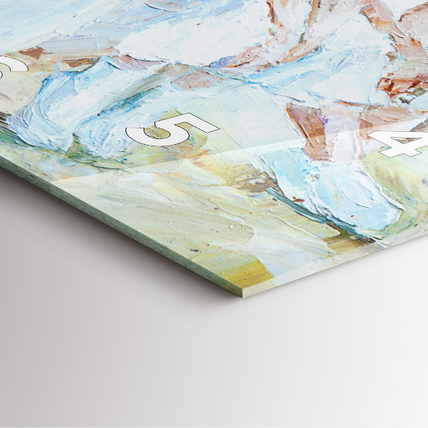 Square wall clock Young ballerinas