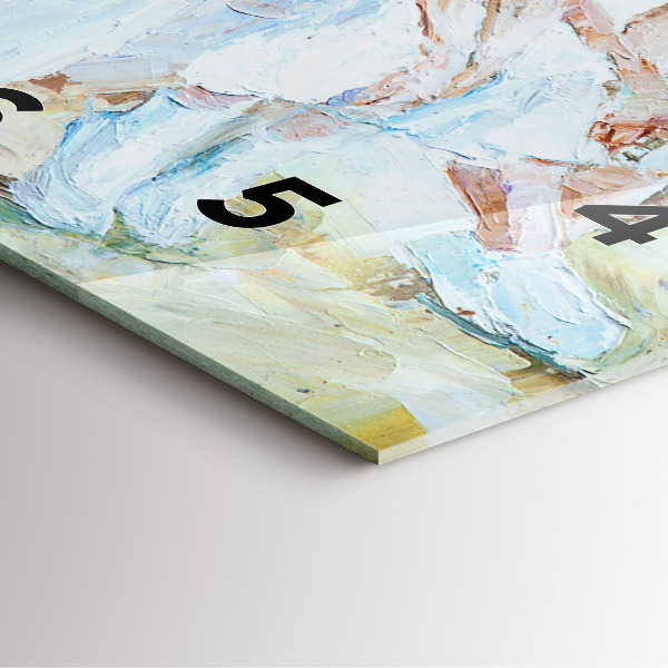 Square wall clock Young ballerinas