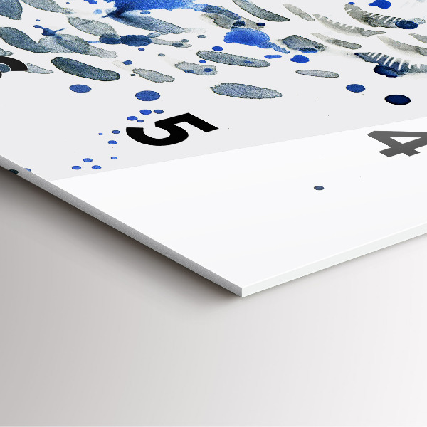 Square wall clock Owl look