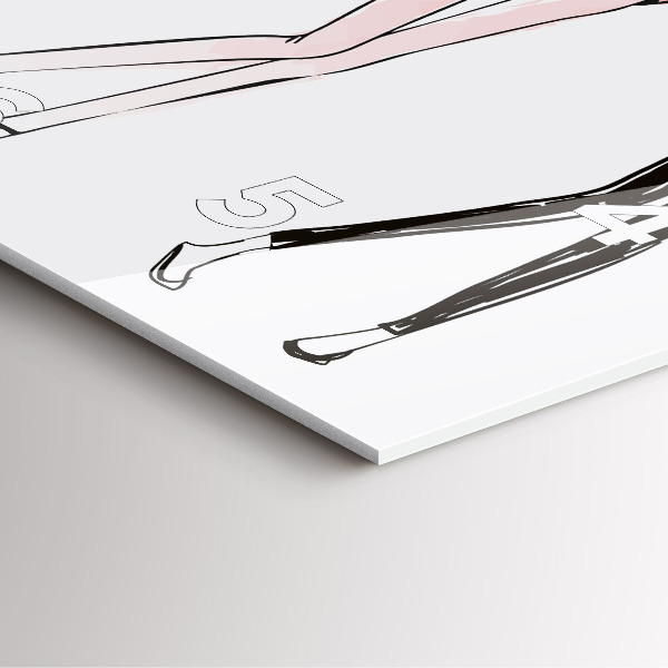 Square wall clock Women's fashion