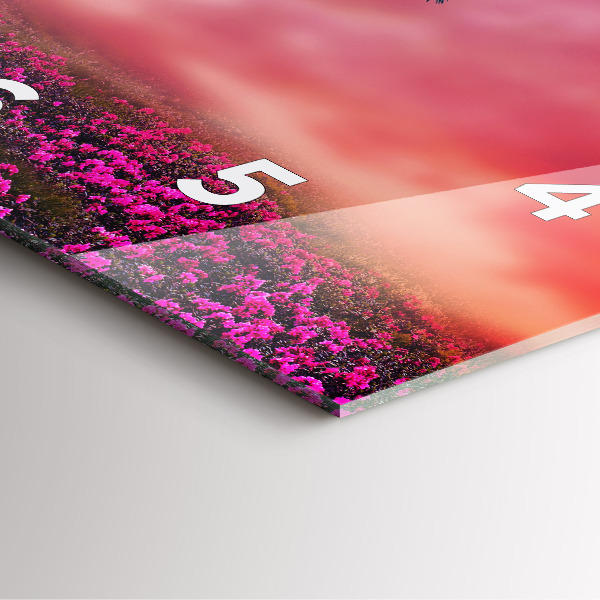 Square wall clock Birdhouse