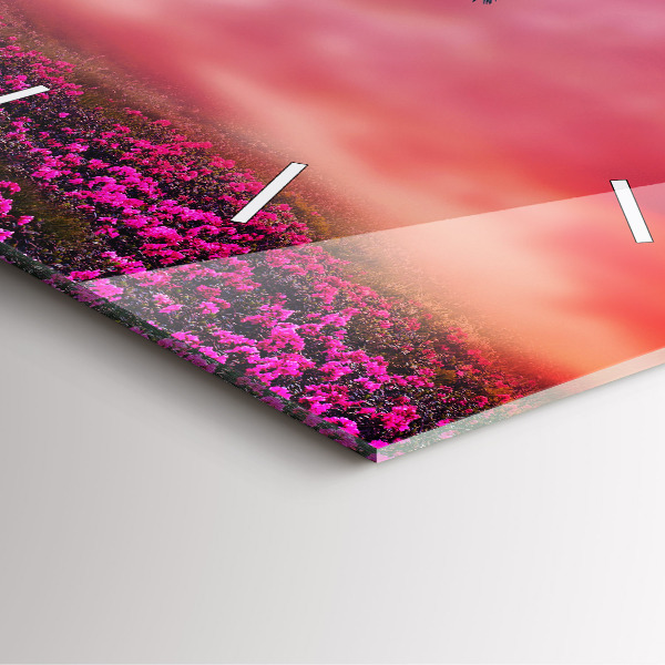 Square wall clock Birdhouse