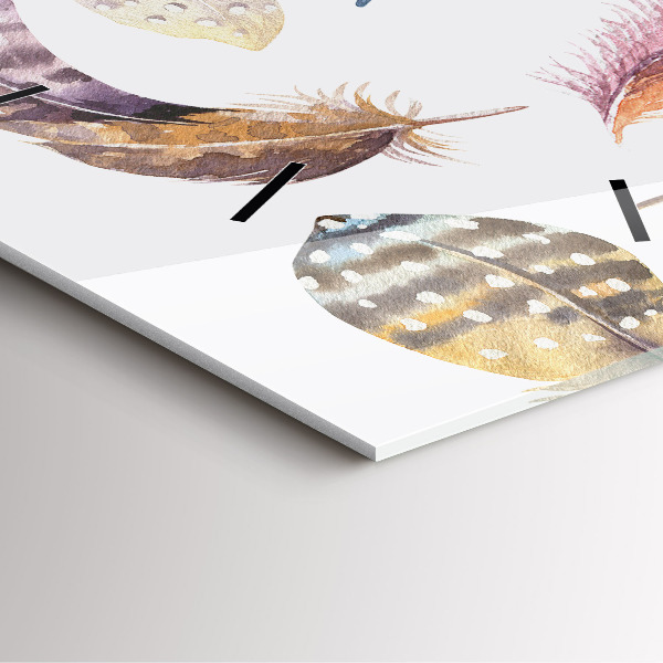 Square wall clock Retro art illustration