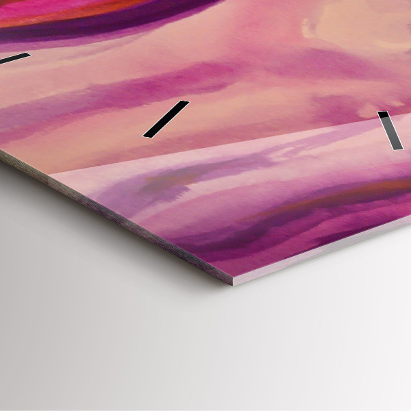 Square wall clock Painting Women