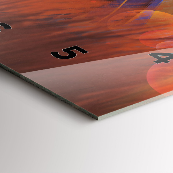 Square wall clock Knight with a sword