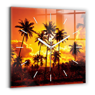 Square wall clock Thailand Klong Prao Beach
