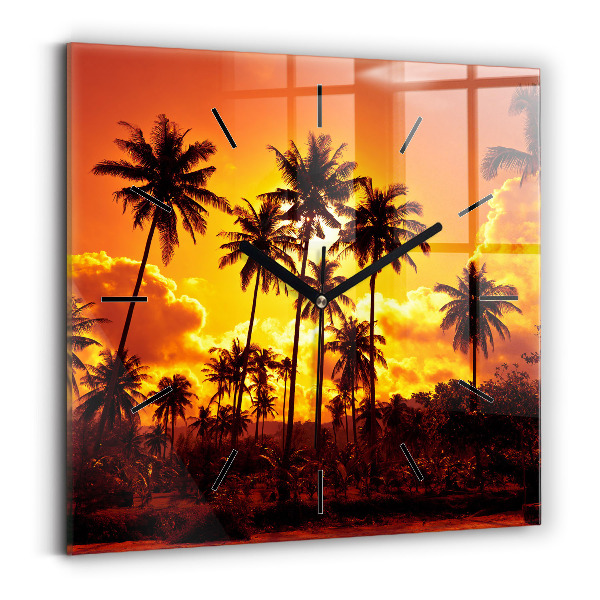 Square wall clock Thailand Klong Prao Beach