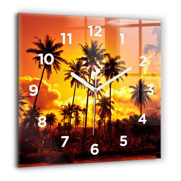Square wall clock Thailand Klong Prao Beach