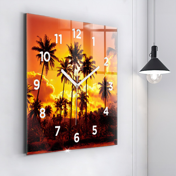 Square wall clock Thailand Klong Prao Beach