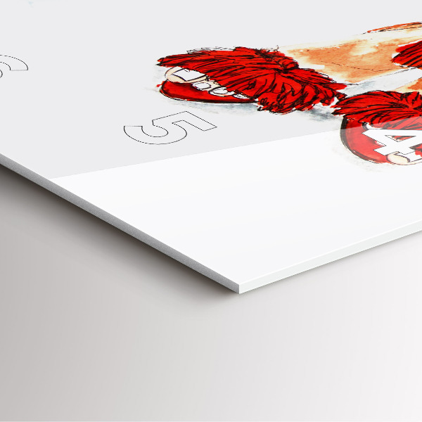 Square wall clock Women's High Heels