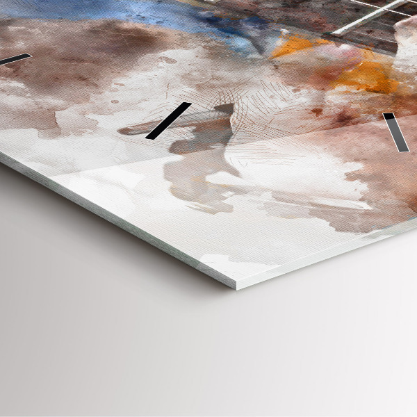 Square wall clock Guitar Graphics