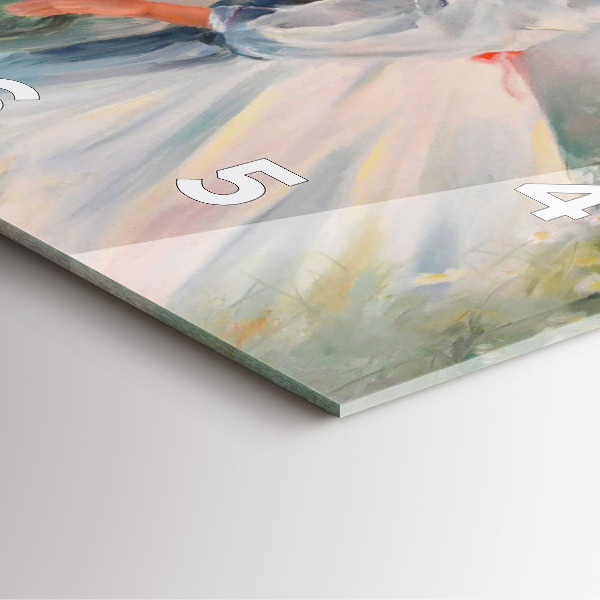 Square wall clock Beautiful woman with a horse