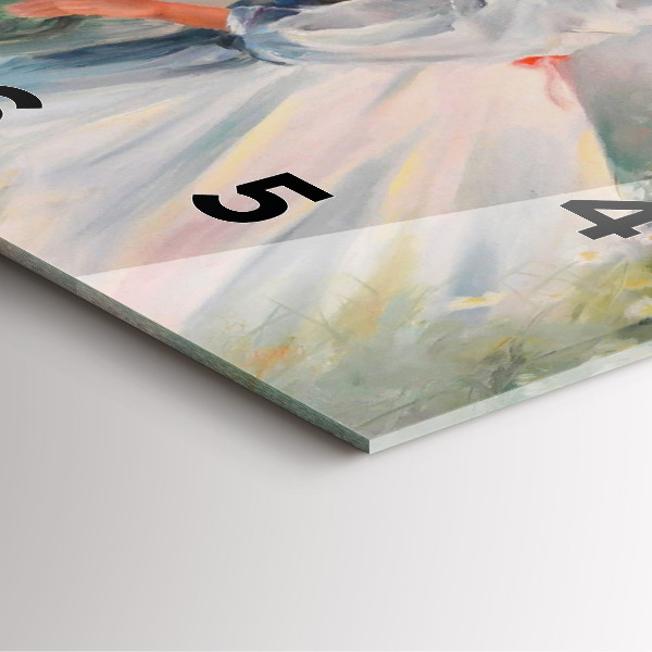 Square wall clock Beautiful woman with a horse