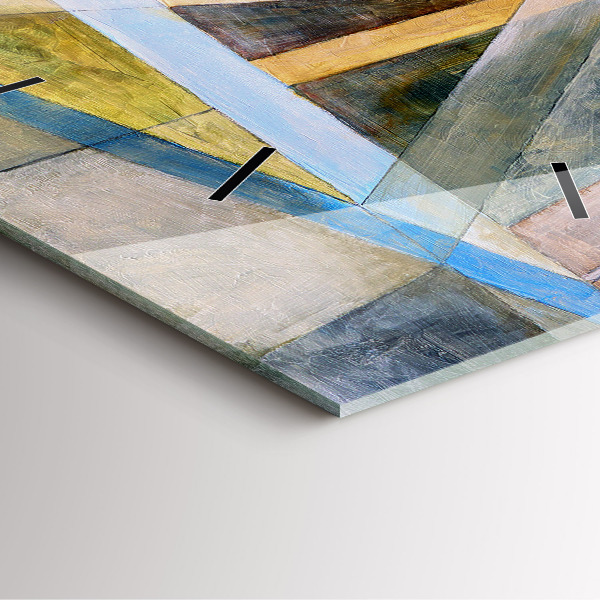 Square wall clock Impressionist painting