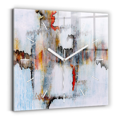 Square wall clock Abstraction