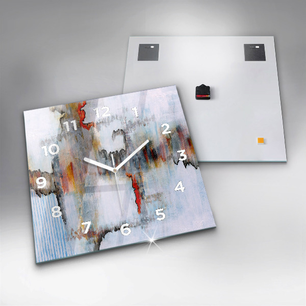 Square wall clock Abstraction