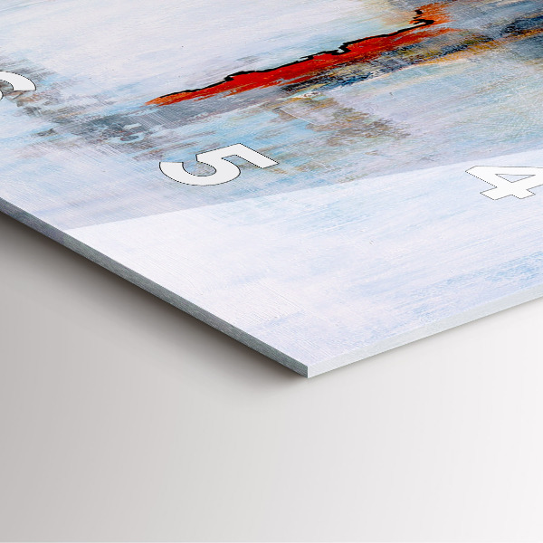 Square wall clock Abstraction