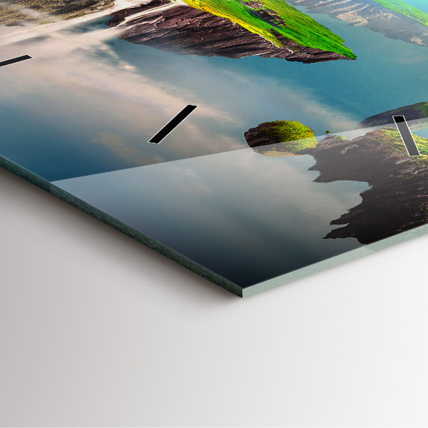 Square wall clock Chinese fantasy