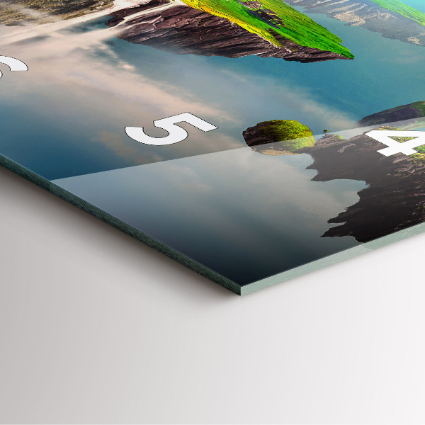 Square wall clock Chinese fantasy