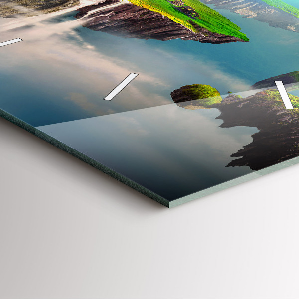 Square wall clock Chinese fantasy