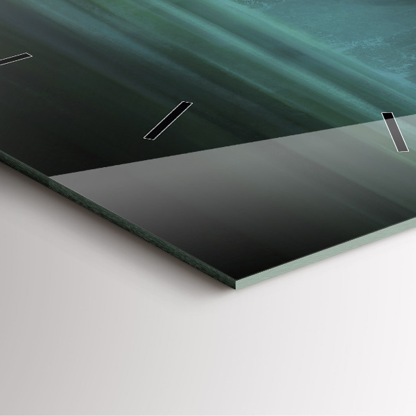 Square wall clock Man and Monster in the Swamp