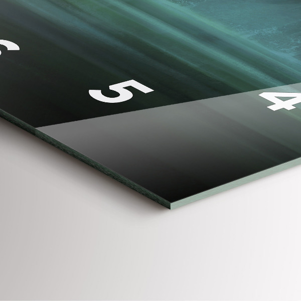 Square wall clock Man and Monster in the Swamp