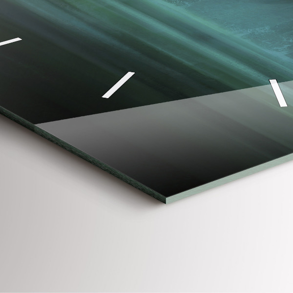 Square wall clock Man and Monster in the Swamp