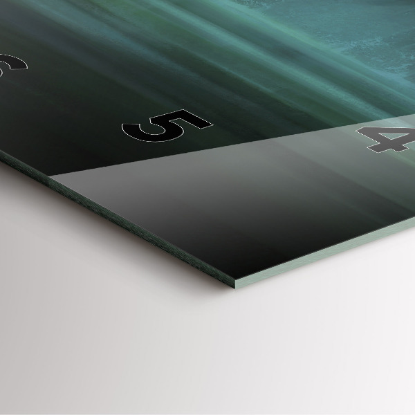 Square wall clock Man and Monster in the Swamp