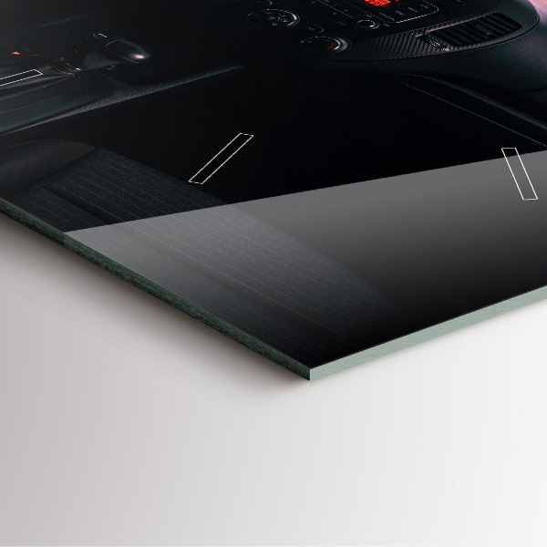 Square wall clock Car in Tokyo