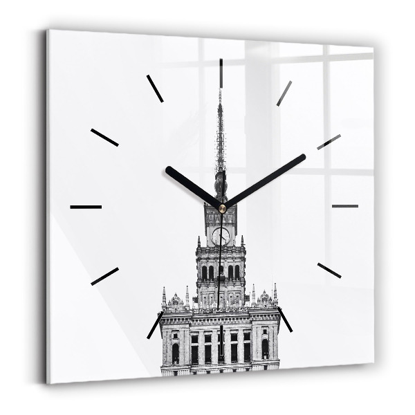 Square wall clock Palace of Culture and Science
